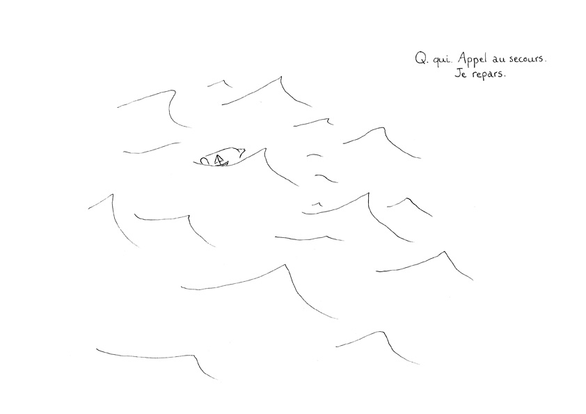 illustration bouteille à la mer